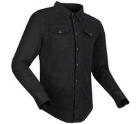 Segura Luthor Stretch Denim Cordura Summer Motorcycle Riding Shirt Jacket Black