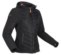 Segura Natcho 2 Ladies Motorcycle Textile Jacket, black-red, size 38 for Women