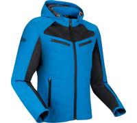 Segura Natcho Vented Softshell Mesh Motorcycle Textile Jacket, blue-orange, size 3XL for Men