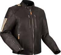 Segura Orion, leather jacket waterproof 3XL Dark Brown/Beige