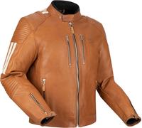 Segura Orion waterproof Motorcycle Leather Jacket, light brown, size L
