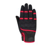 Segura Palmer Ladies Motorcycle Gloves, black-red, size L for Women