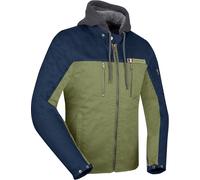 Segura Presto waterproof Motorcycle Textile Jacket, Khaki/Navy Blue, size M