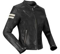 Segura Romeo Ladies Motorcycle Leather Jacket, black/white, size 42