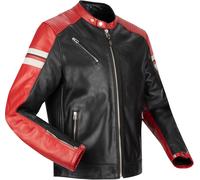 Segura Romeo, leather jacket waterproof XL Black/Red