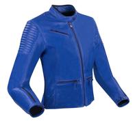 Segura Curve Leather Jacket Blue 36 Woman