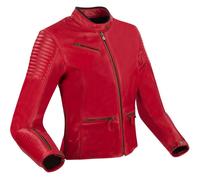 Segura Curve Motorcycle Leather Jacket, red, size 46 for Women