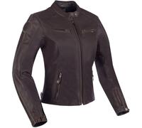 Segura Devon, leather jacket women T3 Dark Brown/Dark Green