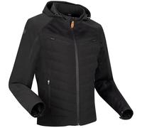 Segura Natcho Vented Softshell Mesh Motorcycle Textile Jacket, black-grey, size 4XL for Men