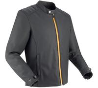 Segura Phil Motorcycle Leather Jacket, black-yellow, size L for Men
