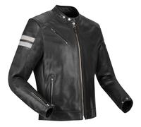 Segura Romeo Motorcycle Leather Jacket, black-white, size 2XL for Men