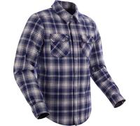 Segura Sierra Motorcycle Shirt, white-blue, size L for Men