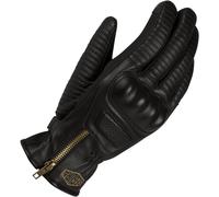 Segura Synchro Leather Motorcycle Motorbike Gloves - Black