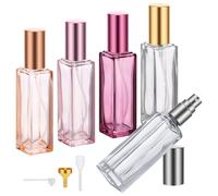 Segus Perfume Atomisers Refillable, 5 Pcs 20ml Glass Atomiser Spray Bottle, Empty Perfume Bottle for Pocket, Purse, Handbag and Luggage