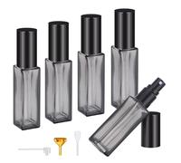 Segus Perfume Atomisers Refillable, 5Pcs 10ml Travel Aftershave Dispenser, Small Perfume Spray Bottle, Empty and Leakproof, Handbag Essentials