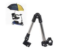Segutage 360 Degree Adjustable Umbrella Holder, Stretch Mount Stand, Umbrella Holder, Height Adjustable and Swivel, Universal for Pushchairs, Wheelchairs, Bicycle Accessories
