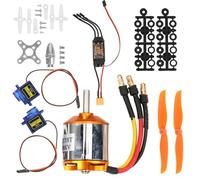 Segutage RC Plane Motor Kit for RC Planes Helicopter, 1060 Propeller RC Brushless Motor 2217 KV1100 Motors 40A XT60 ESC Plane Kit for Remote Control Helicopter