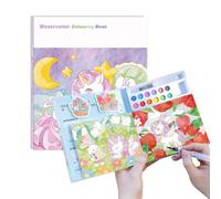 SEGXN Water Coloring Books for Kids,Kid's Watercolor Painting Set, Artistic Handmade Painting Activity Toys.Suitable for 3 4 5 6 7 8 9 Year Old Boys And Girls Gifts (Unicorn)