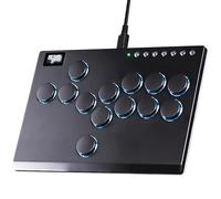 Sehawei All Metal Arcade Stick 13Keys All-Button Controller with Custom RGB & Turbo Functions,Arcade Fighting Stick for PC/Ps3/Ps4/Switch/Steam-Supports SOCD(Black)