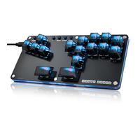 Sehawei Arcade Stick 16 Keys AllButton Gamerfinger,Arcade Controller Street Fight for PC/Ps3/Ps4/Switch/Steam Game Keyboard Supports Hot Swap & SOCD (B16)