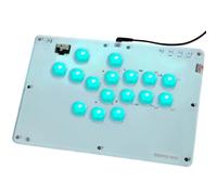 Sehawei Arcade Stick T16-Crystal All-Button Arcade Controller 16Keys for PC/Ps3/Ps4/Switch/Steam,Fight Stick for Fighting Games with Custom RGB & Turbo Functions & Hot Swap