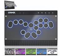 Sehawei Haute42 C16-S Leverless Arcade Stick: Split Layout Magnetic Controller, Premium Black Symmetrical Design with Tournament Lock for PC/PS4/Switch/Switch2