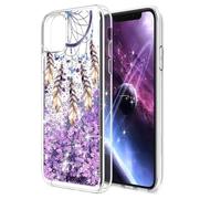 SEHEYA Compatible with Samsung Galaxy A03 Glitter Quicksand Case Liquid Floating Sparkle Sequin Cover Cute Pattern Clear Shockproof TPU Transparent Covers, Dream Catcher