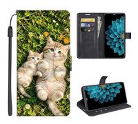 SEHEYA Wallet Case for Oppo A9 2020 / Oppo A5 2020 Flip Cover, Kitten Cat