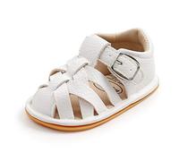 Sehfupoye Baby Boys Girls Sandals Toddler Summer Sandals Shoes Infant PU Leather First Walker Shoes Newborn Casual Shoes 12-18M