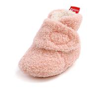 Sehfupoye Baby Boys Girls Winter Warm Fleece Boots Newborn Soft Sole Bowknot First Walking Shoes Infant Baby Warm Fleece Booties 0-6M