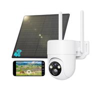 SEHMUA 4G LTE Security Camera NO Wifi with SIM Card, 2K HD CCTV Camera Outdoor Wireless, 4G Solar Security Camera with Human Identification Detection, Night Vision, 2 Way Talk, IP66