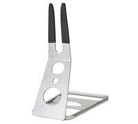 Sehoangd Bike Kickstand Non-Slip Display Bike Stand Foldable Metal Bicycle Parking Rack SilverFoot clasp