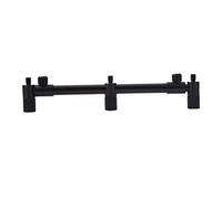 Sehoangd Fishing Rod Bracket Carp Fishing Buzz Bars Bite Alarm Holder Telescopic Rod Support with 3 Heads for Sea pole bracket Black