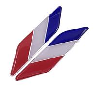 Sehoangd French Flag Car Sticker Metal France National Flag Emblem Decal Auto Accessories 2PCS Car stickers