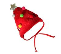 Sehuby Fun Headwear,Reindeer Christmas Tree Headwear Hat for Pet Decorations Reindeer Star Pompoms Christmas Dog Headwear Photo Props