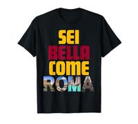 Sei Bella Come Roma Romantic Design T-Shirt