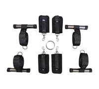 Sei Mio - Door-Mounted Bondage Cross (Black)