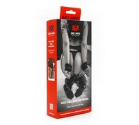 SEI MIO Hog Tie Set- Hog Tied and Satisfied - Premium BDSM Kit, Bondage Restraints, Bondage Equipment, and Couples Toy Set