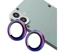 SEIAIYG Camera Lens Protector for Nothing Phone 4a, HD Tempered Glass Camera Cover Screen Protector, Metal Individual Ring Cove, Case Friendly