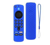SEIAIYG Case Compatible with Amazon Fire TV Stick 4K (2nd Gen)/Fire TV Stick HD, Lightweight Soft Silicone Remote Control Case Cover, Non-Slip, Shock Absorption - Blue