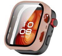 SEIAIYG Case Compatible with Huawei Watch D3, Hard PC Case | Built-in Screen Protector, Full Coverage, Shockproof Smart Watch Cover, Rosegold