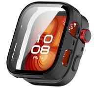 SEIAIYG Case Compatible with Huawei Watch D3, Hard PC Case | Built-in Screen Protector, Full Coverage, Shockproof Smart Watch Cover, Black