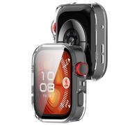 SEIAIYG Case Compatible with Huawei Watch D3, Hard PC Case | Built-in Screen Protector, Full Coverage, Shockproof Smart Watch Cover, Transparent