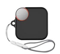 SEIAIYG Case for CMF by Nothing Buds Pro 2, Soft Silicone Earphone Protective Case Cover with Lanyard, Lightweight, Shockproof (Black)
