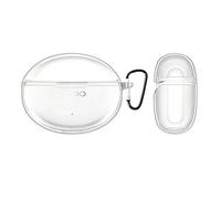 SEIAIYG Compatible with Oppo Enco Air5 Pro Clear Case, Soft TPU Shockproof Cover, Full Protection, Front LED Visible - Transparent