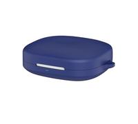 SEIAIYG Compatible with Shokz OpenFit Pro Case, Soft Silicone Earphone Protective Case Cover with Carabiner, Lightweight, Shockproof - Blue