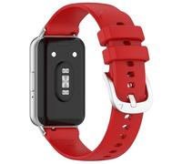 SEIAIYG Soft Silicone Sport Band Compatible with Xiaomi Redmi Watch Move - Breathable Adjustable Replacement Strap, Lightweight Comfort Wristband, Red