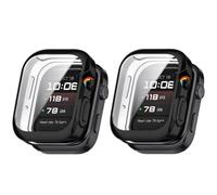 SEIAIYG TPU Case Compatible with Huawei Watch D3, 2 Pack | Soft TPU All-Inclusive Cover, Shock-Absorbent, Scratch-Resistant Watch Shell, Black+Black