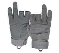 Seibertron Men's S.O.L.A.G-T Special Ops Three Fingerless Light Airsoft Hunting Shooting Climbing half finger Gloves Grey M