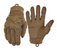Seibertron Patented S.O.L.A.G 2.0 Index Finger Tip Touchscreen Sports Water Resistant Gloves Also fit Hiking Riding Cycling Motorcycle Climbing Full Finger Coyote L